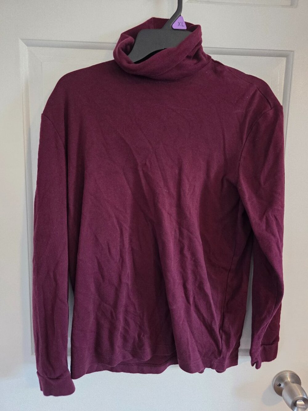 Macy's Club Room Burgundy Marroon size S Mens Turtleneck